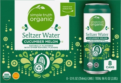 Simple Truth Organic Cucumber Melon Flavored Seltzer Water