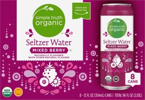 Simple Truth Organic Mixed Berry Flavored Seltzer Water