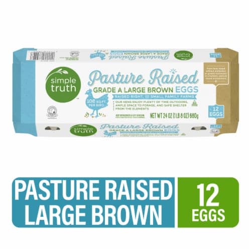 Simple Truth Pasture Raised Large Brown Eggs