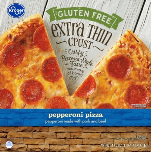 Kroger Gluten Free Extra Thin Crust Pepperoni  Pizza