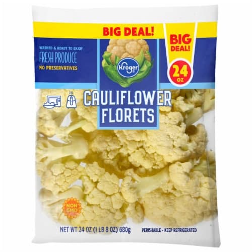 Kroger Cauliflower Florets Bag Big Deal!