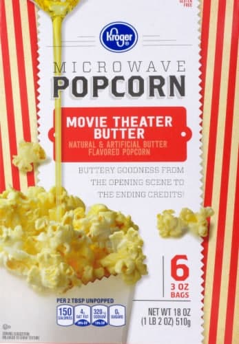 Kroger Movie Theater Butter Microwave Popcorn