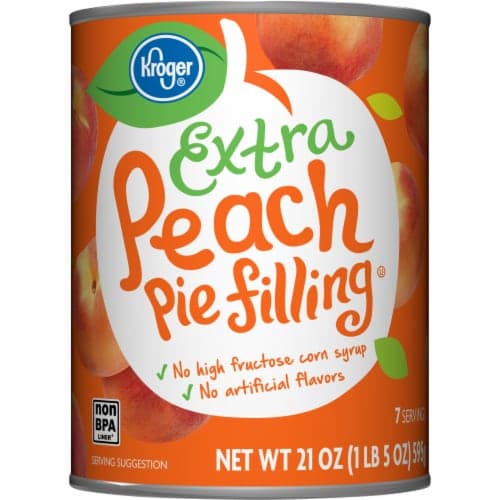 Kroger Extra Peach Pie Filling