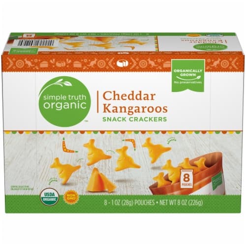 Simple Truth Organic Cheddar Kangaroos Snack Crackers