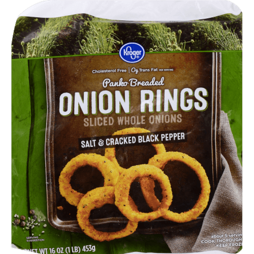 Kroger Panko Breaded Salt & Cracked Black Pepper Onion Rings