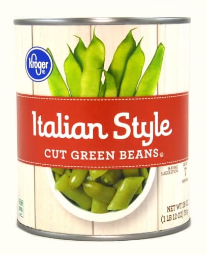 Kroger Italian Style Cut Green Beans