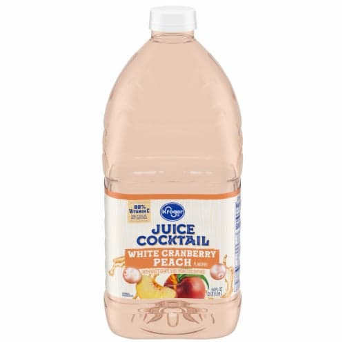 Kroger White Cranberry Peach Flavored Juice Cocktail