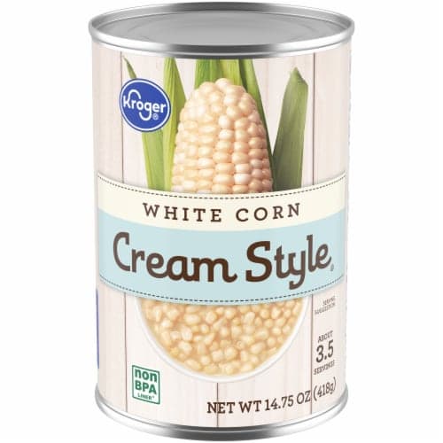 Kroger Cream Style White Corn
