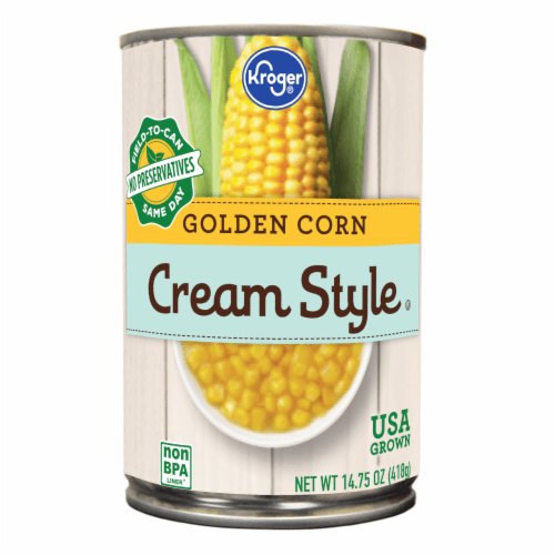 Kroger Cream Style Golden Corn