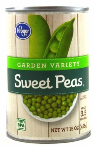 Kroger Garden Variety Canned Sweet Peas