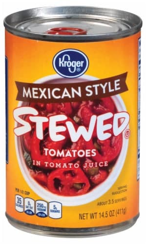 Kroger Mexican Style Stewed Tomatoes