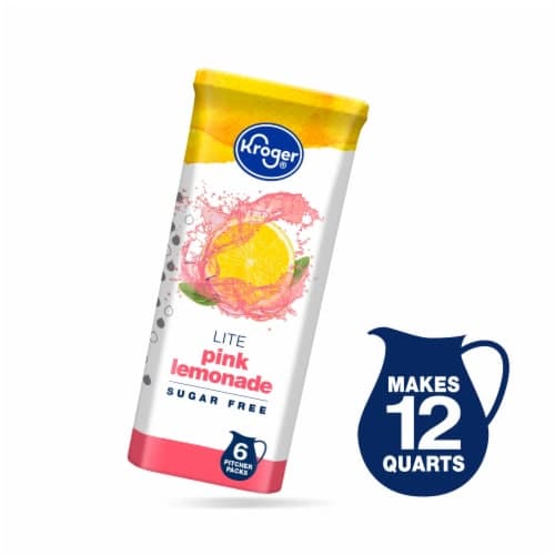 Kroger Lite Pink Lemonade Instant Drink Mix