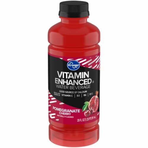 Kroger Pomegranate Cherry Vitamin Enhanced Water