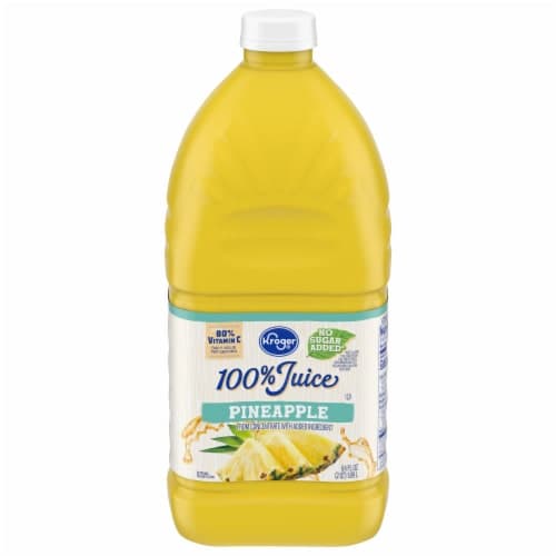 Kroger No Sugar Added 100% Pineapple Juice