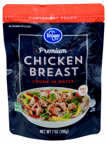 Kroger Premium Chicken Breast Chunk In Water Pouch