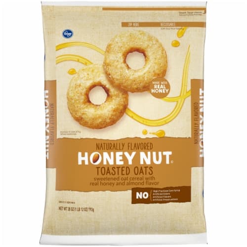 Kroger Honey Nut Toasted Oats Cereal