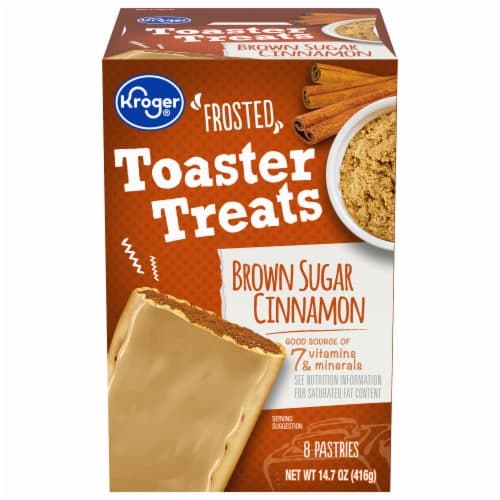 Kroger Frosted Brown Cinnamon Sugar Toaster Treats