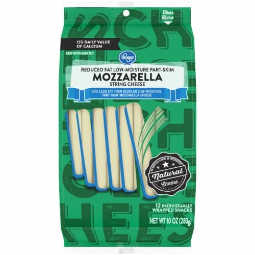 Kroger Reduced Fat Mozzarella String Cheese