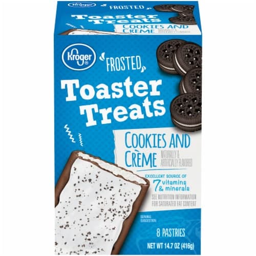 Kroger Frosted Cookies And Creme Toaster Treats