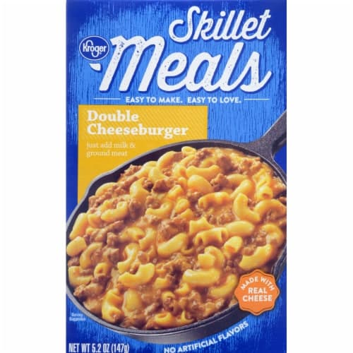 Kroger Skillet Meals Double Cheeseburger Meal