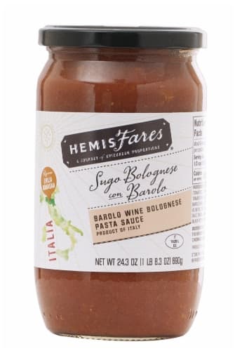 Hemisfares Barolo Wine Bolognese Pasta Sauce