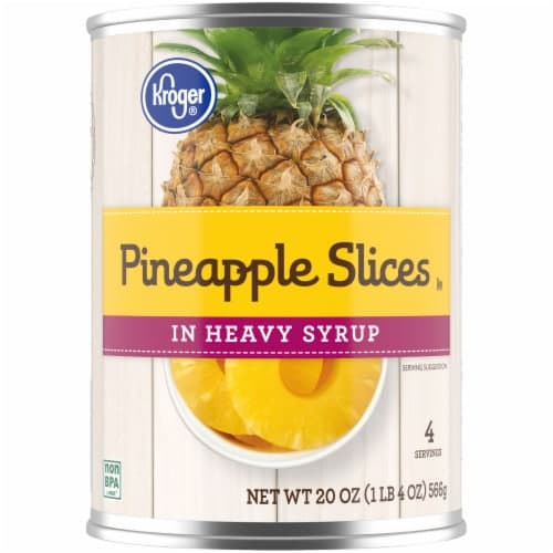 Kroger Canned Pineapple Slices In Heavy Syrup