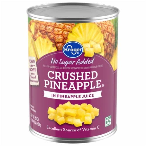 Kroger Canned Crushed Pineapple In Pineapple Juice