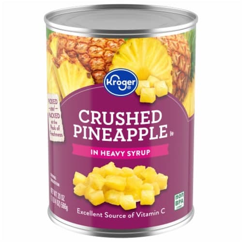 Kroger Canned Crushed Pineapple In Heavy Syrup