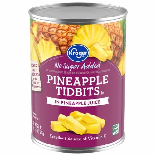 Kroger Canned Pineapple Tidbits In Pineapple Juice