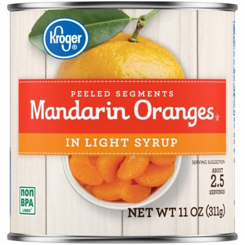 Kroger Mandarin Oranges In Light Syrup