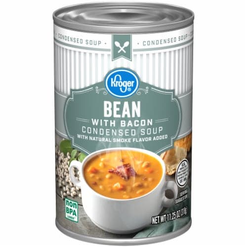 Kroger Bean With Bacon Condensed Soup