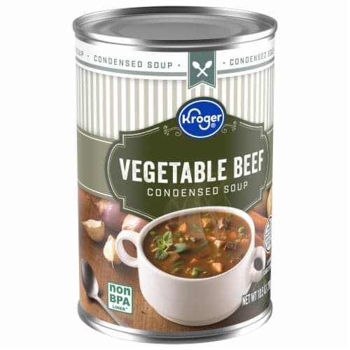 Kroger Vegetable Beef Condensed Soup