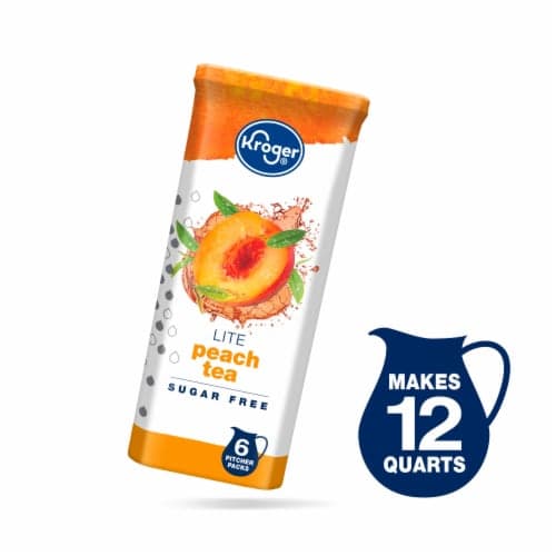 Kroger Lite Peach Tea Drink Mix