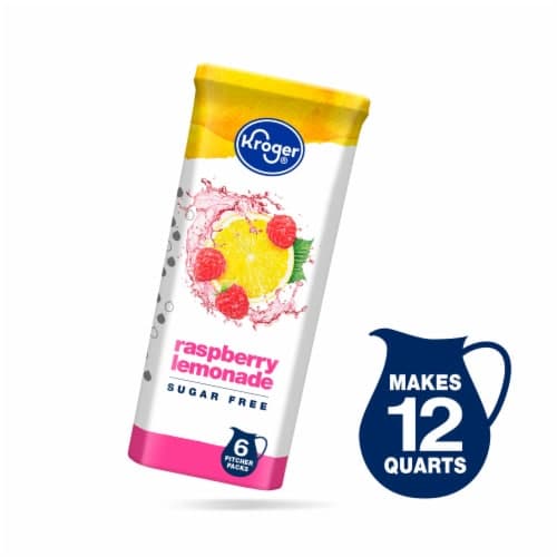 Kroger Lite Raspberry Lemonade Instant Drink Mix