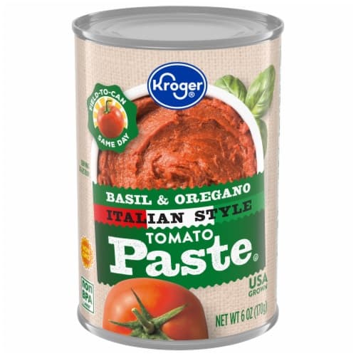Kroger Italian Style Tomato Paste With Basil & Oregano