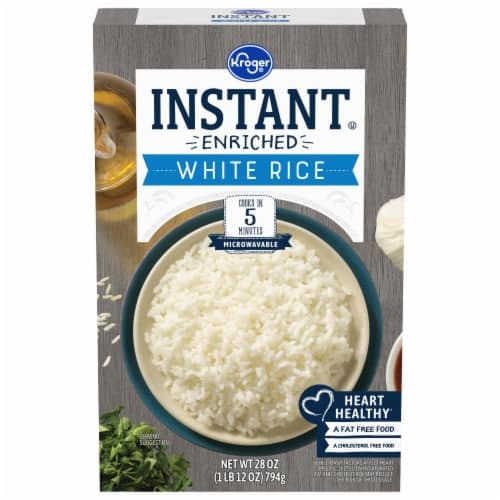 Kroger Instant Microwaveable White Rice