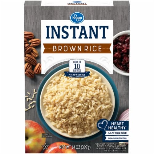 Kroger Instant Microwaveable Brown Rice