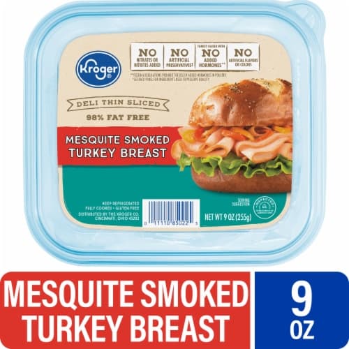 Kroger Turkey Breast Mesquite Smoked Deli Thin Sliced
