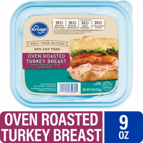Kroger Turkey Breast Oven Roasted Deli Thin Sliced