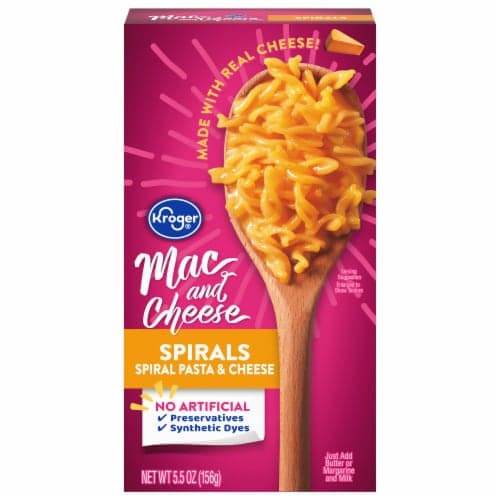 Kroger Mac And Cheese Spirals Spiral Pasta & Cheese