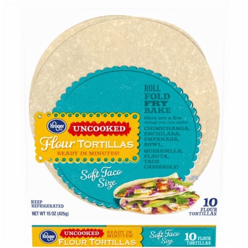 Kroger Uncooked Flour Tortillas