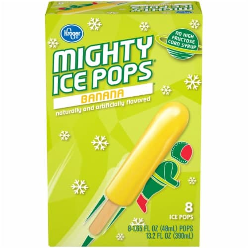 Kroger Banana Mighty Ice Pops