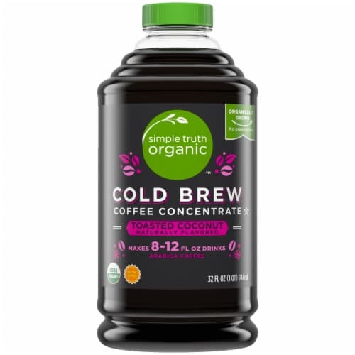 Simple Truth Organic Cold Brew Coffee Concentrate Toasted Coconut