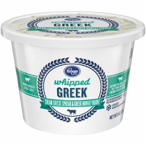 Kroger Whipped Greek Cream Cheese Spread With Nonfat Yogurt