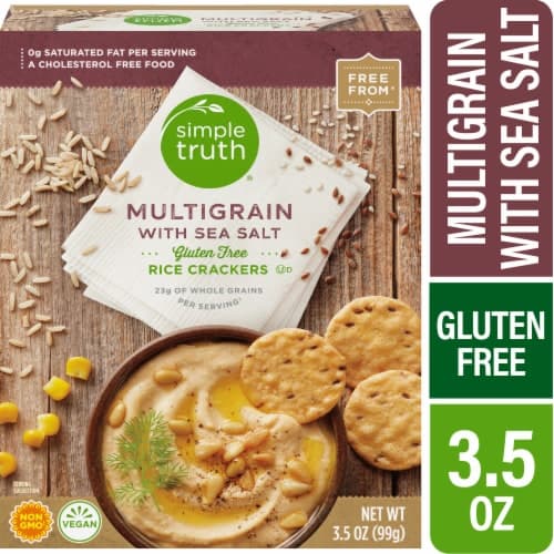 Is it Soy Free? Simple Truth Gluten Free Multigrain With Sea Salt Rice Crackers