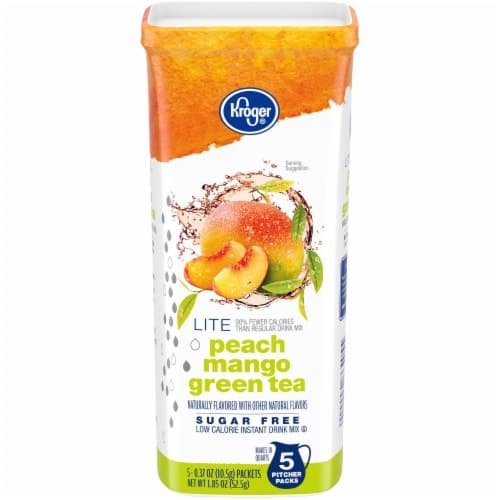 Kroger Lite Peach Mango Green Tea Instant Drink Mix