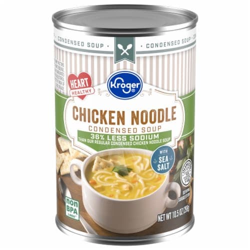 Kroger Reduced Sodium Chicken Noodle Condensed Soup