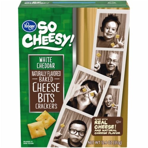 Kroger So Cheesy! Big Baked Cheese Bits - White Cheddar