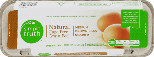 Simple Truth Natural Cage Free Medium Brown Eggs