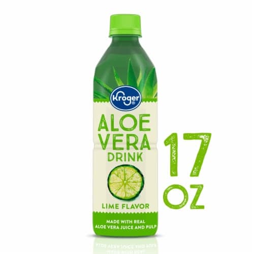 Kroger Lime Flavor Aloe Vera Juice Drink